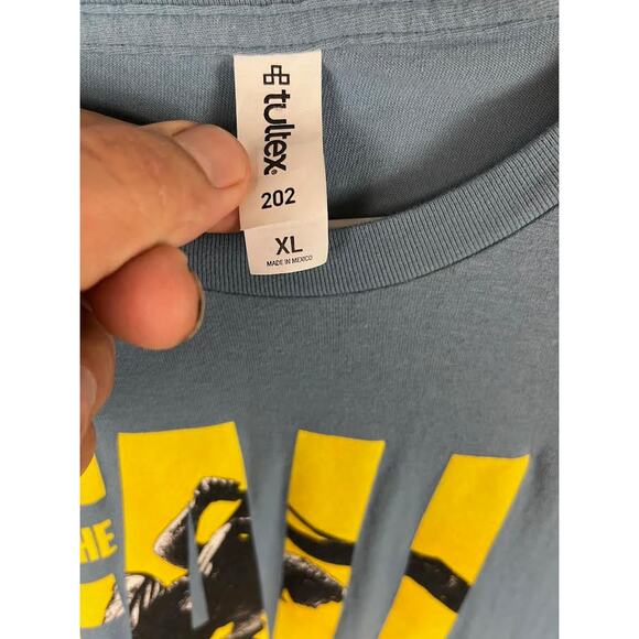 The Fall Guy Action Movie T-Shirt XL Blue Graphic Tee Ryan Gosling Film Tultex - Picture 3 of 4